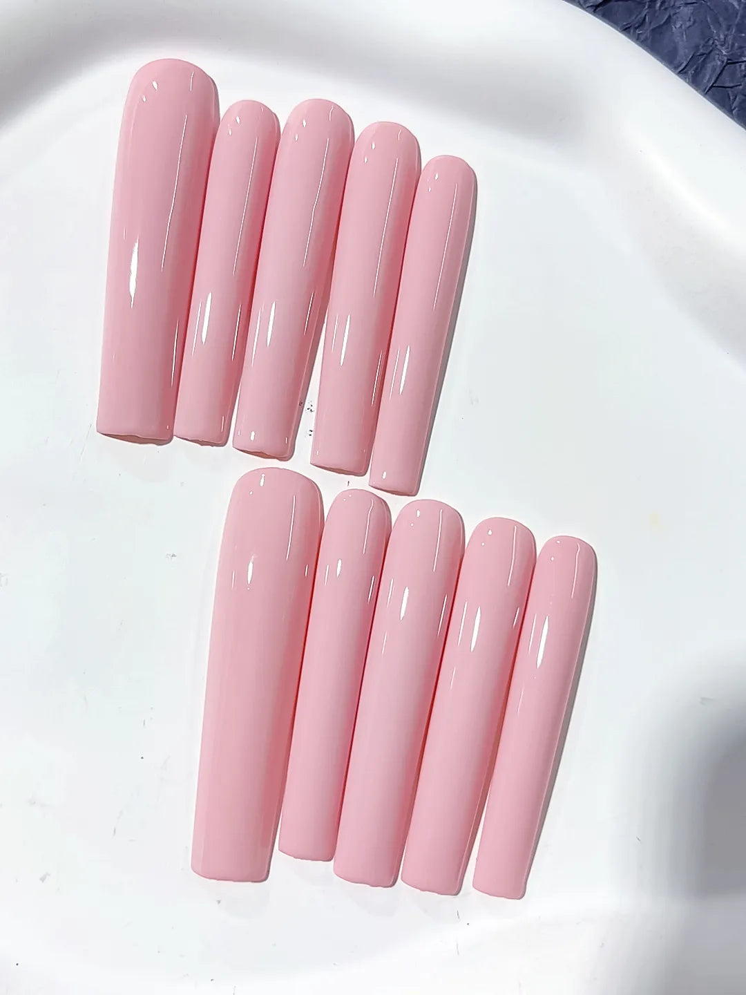 K021 - Long Pink Square Solid color