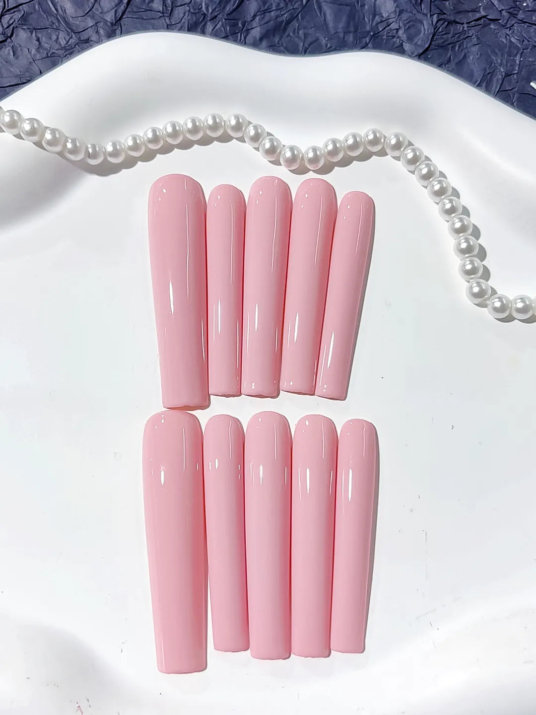 K021 - Long Pink Square Solid color