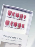 L235 - Short Pink Duck Solid color Glitter