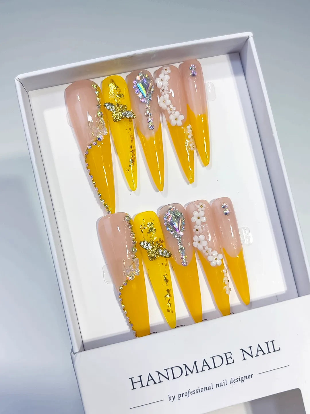 M043 - Long Yellow Square Solid color