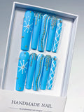M053 - Long Blue Square Solid color