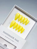 B128 - Medium Yellow Almond Solid color